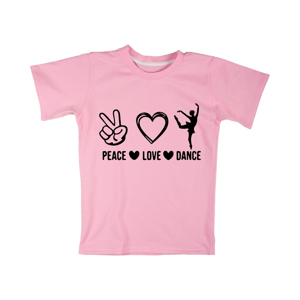 Kids Pink Dance Costume T-Shirt